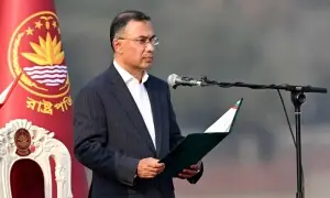 Tarique Rahman sworn in as Bangladesh&rsquo;s PM after landslide election victory