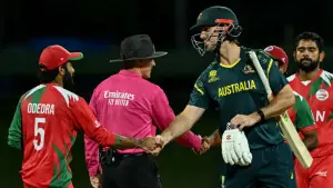 Australia end dismal T20 World Cup by thrashing Oman