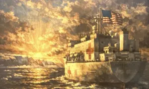 Trump says &lsquo;great&rsquo; hospital boat on the way to Greenland