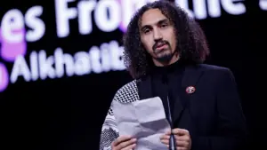 Palestinian-Syrian director&rsquo;s Gaza &lsquo;genocide&rsquo; comment prompts walkout by German minister at Berlinale