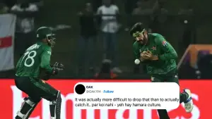 Pakistan fans are left replaying one missed catch after England wins T20 match