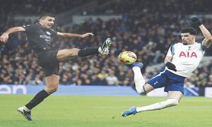 City stunned as Solanke magic earns Tottenham draw