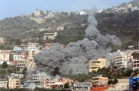 Israel bombs civilian areas in Lebanon