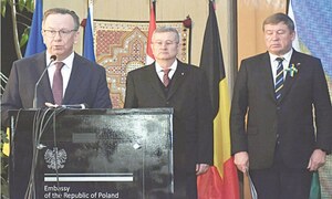 Solemn event marks fourth anniversary of Russia&rsquo;s invasion of Ukraine