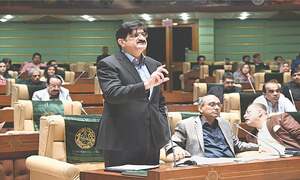 PA passes resolution against division  of Sindh amid Muttahida opposition