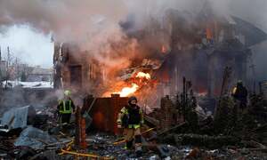 Russian missile barrage hits energy, railways across Ukraine