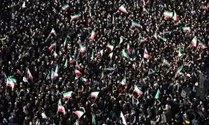 Crowds in Iran&rsquo;s south call for vengeance over Khamenei&rsquo;s assassination