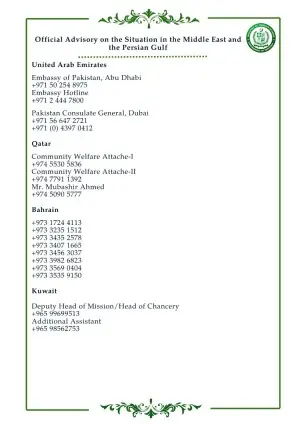 FO advises Pakistani nationals residing in Gulf region to exercise caution