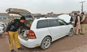 24 NCP vehicles handed over to Customs in Quetta