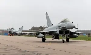 PHOTOS: British fighter aircraft arrive in Qatar to provide support amid Middle East war