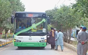 Green bus service launched for Turbat