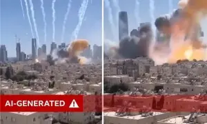 AI-enhanced images of real events distort view of Mideast war