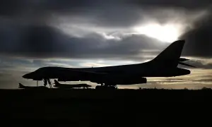 PHOTOS: US B-1 bombers arrive in the UK for Middle East operations