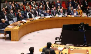 UN Security Council adopts Gulf countries&rsquo; draft resolution