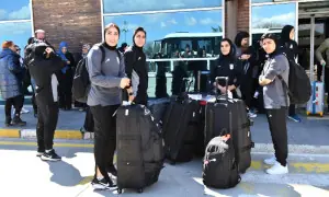 Iran women&rsquo;s football team cross Turkish border to head home: AFP