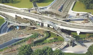 Work begins on pedestrian bridges at Pindi&rsquo;s Kutchery Chowk