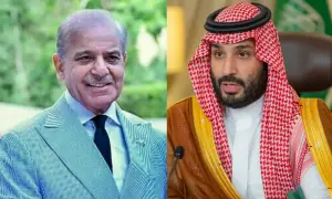 PM Shehbaz hails Saudi Arabia&rsquo;s &lsquo;restraint&rsquo;, stresses urgent need for de-escalation of ongoing Iran war
