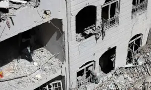 PHOTOS: Buildings left destroyed after bombardment of Tehran