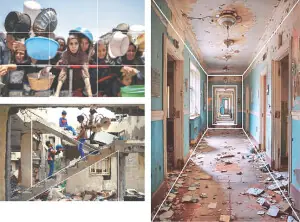 Imposing order onto ruins