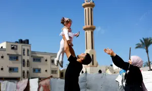 Babies evacuated from Gaza two years ago returned to their overjoyed parents