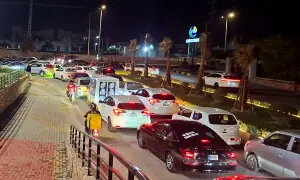 PHOTOS: Motorists in Islamabad queue up at the pumps following spike in prices