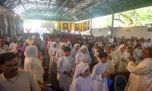 Christians observe Good Friday with reverence