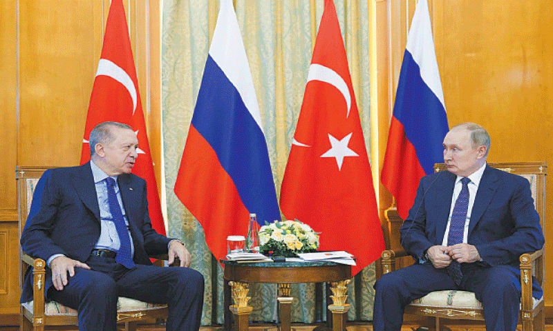 Putin, Erdogan call for immediate ceasefire in Middle East war