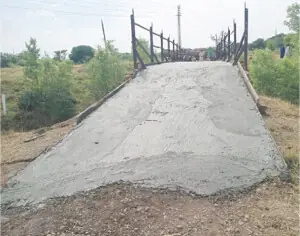 Century-old bridge crossing repaired