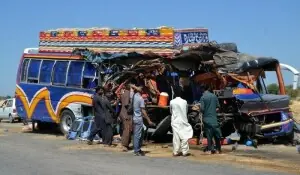 Four killed in two accidents in Bela and Kalat