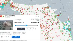 Two Indian-flagged LPG ships exit the Gulf, tracking data shows