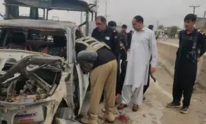 Five policemen injured in IED attack targeting police patrol in Lakki Marwat