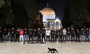 In pictures: Hundreds gather as Al Aqsa Mosque reopens after weeks-long shutdown