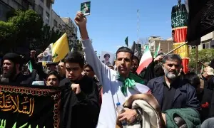 PHOTOS: Iranians flood the streets to mark 40 days since Ayatollah Ali Khamenei&rsquo;s assassination