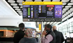 Heathrow airport traffic surges as war diverts global flights