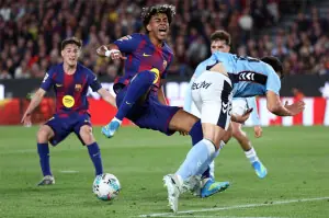 Barca edge Celta but lose match-winner Yamal to injury