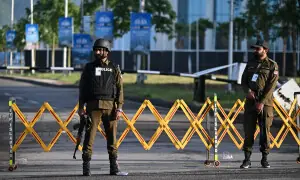 In pictures: High security in Islamabad&rsquo;s Red Zone during Iranian delegation&rsquo;s visit
