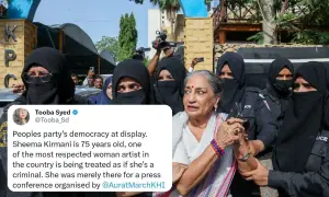 Netizens outraged after Sheema Kermani, other Aurat March organisers briefly detained in Karachi