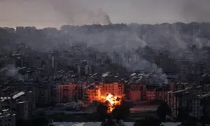Israel strikes Beirut for the first time since ceasefire
