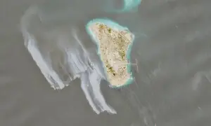 Suspected oil spill seen on satellite images near Iran's Kharg Island export hub