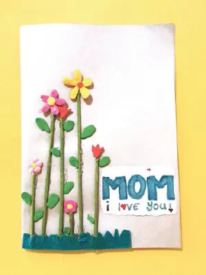 Wonder Craft: Mothers&rsquo; day card