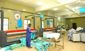 Teaching hospital&rsquo;s laundry plant made operational after a decade