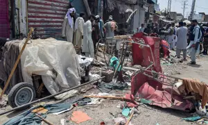 Two policemen among nine slain in Lakki Marwat blast