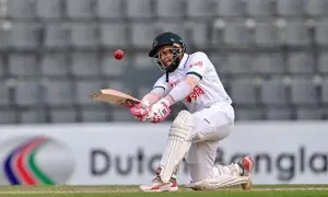 Mushfiqur ton leaves Pakistan needing record run chase to beat Bangladesh