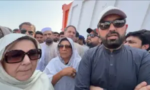 KP CM Afridi, Imran Khan’s sisters stopped from meeting former premier at Adiala Jail