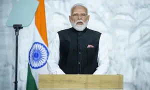 &lsquo;Why don&rsquo;t you take questions, Mr Modi?&rsquo;