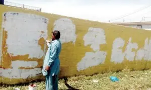 Action ordered on illegal wall chalking, banners in AJK capital