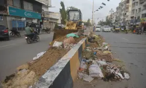 Heaps of offal in Karachi leave citizens struggling with foul smell, sanitation issues