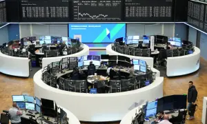 European shares steady, investors eye latest Mideast developments