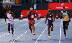 Lyles reigns in Rome 100m, Pathirage stuns with javelin