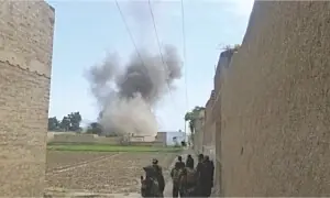 Terrorist hideouts destroyed in Lakki police operation